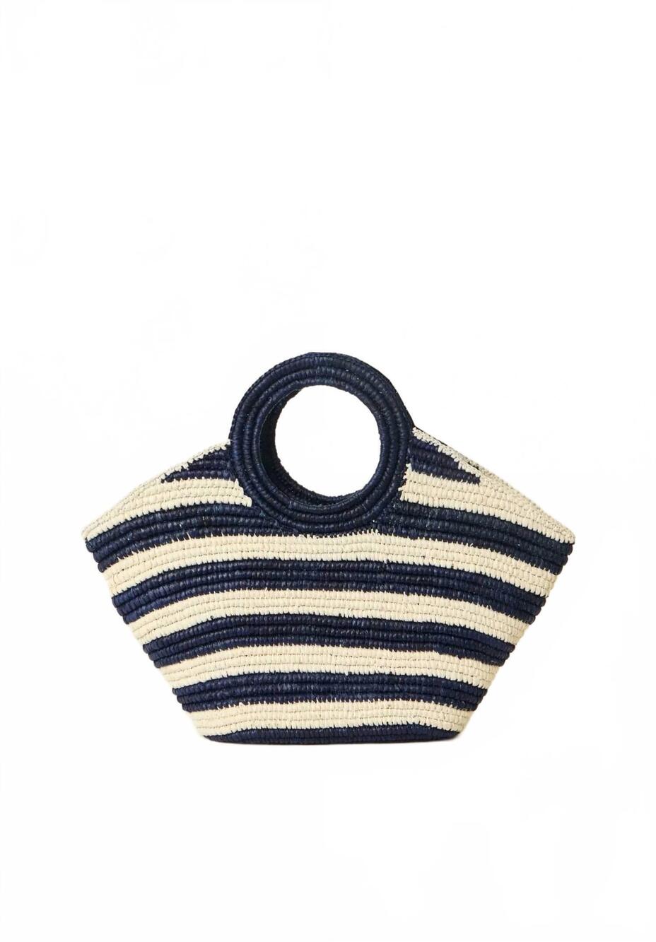 NEW BTB LOS ANGELES women's knot tote bag in navy